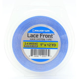 Fita Rolo Adesivo Lace Front Azul 12 Metros 2.5 Cm