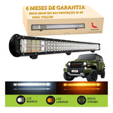 Barra De Led 60cm S10 Ranger Hilux F250 Dual Collor  12v 24v