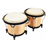 Musicube Bongo Drum Set Con Llave De Afinación Profesiona