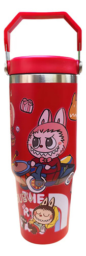 Termo Labubu Con Agarradera 880 Ml