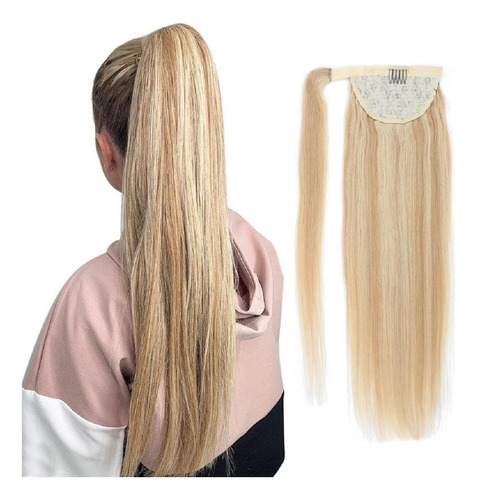 Nature Ponytail Cabello Humano 30cm 60g #p27/613