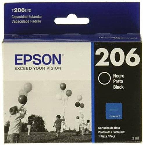 Epson Cartucho De Tinta Color Negro Para Xp-2101, T206120