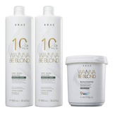 Braé Pó Descolorante 500g + 02 Ox Wanna Be Blond Vol 900ml