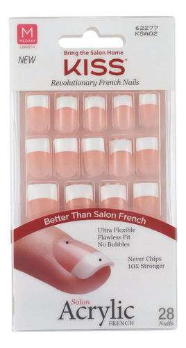 Set De 28 Uñas Press On - Marca Kiss - Sugar Rush