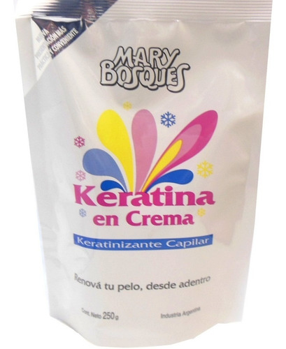Mary Bosques Keratina En Crema Doypack X 250g Oferta X 8 U