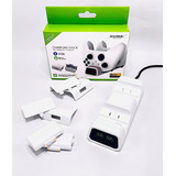 Carregador Controle Xbox One Series S X + 2 Baterias 800mah