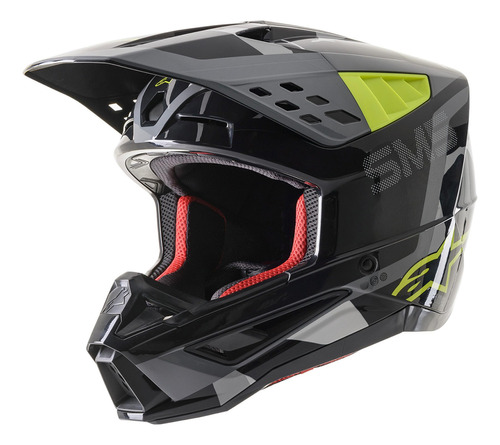 Casco Alpinestars Cross S-m5 Rover Ece/dot Ngo/ama M