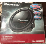 Subwoofer Pioneer Cara Preta Grave Forte 310d4