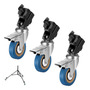 Neewer Juego De Rueda Giratoria 3x P/ Soporte De Luz Trípode Neewer Juego De Rueda Giratoria 3x P/ Soporte De Luz Trípode
