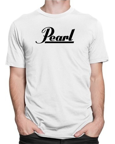 Camiseta Pearl Drum Baterista Drums Bateria Logo Rock Camisa