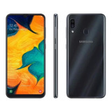 Usado: Samsung Galaxy A30 64gb Preto Bom - C.store