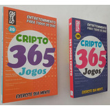 Kit 2 Livros 365 Jogos Cripto Criptogramassem Repetição