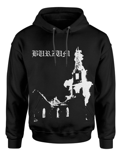 Blusa Moleton Full Burzum Black Metal Ótima Qualidade