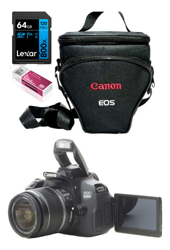 Cann 650d T4i + 18-55mm + 64gb + Bolsa Novinha ! 