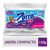 Pack X 3 Unid Jabon En Pan  Suavizante 150 Gr Zorro