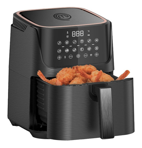 Freidora De Aire Fry-in-style 3.5l Touch Negro Masterchef Color Negro Matte 1300 W