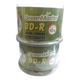 Bd-r (blu Ray) Imprimible Marca Greenmaster 100 Piezas