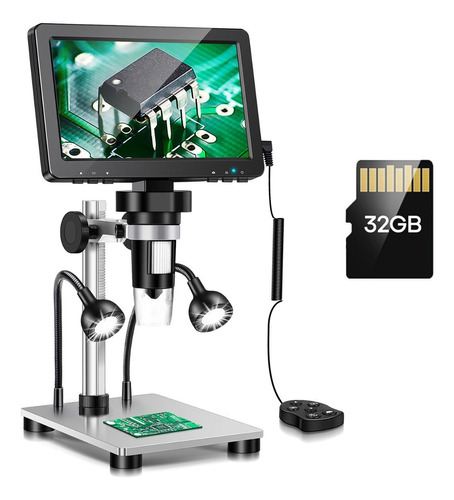 Microscópio Digital 1200x Lcd 7 Fullhd 1080p Reparo Em Placa