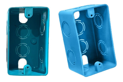 Caja Luz Embutir Rectangular Plàsticas Pvc Starbox Pack X60