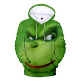 Sudadera Con Capucha De Navidad Grinch Plus Fleece