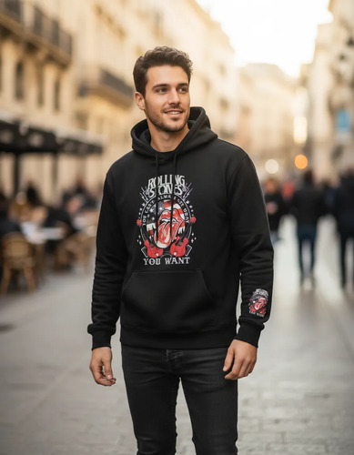 Sudadera Rolling Stones Metal Simbolo