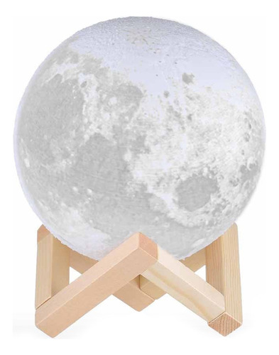 Difusor Y Lámpara En Forma De Luna 12cm