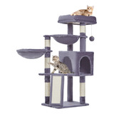 Torre Para Gatos De 95cm Con Múltiples Accesorios, Para Inte