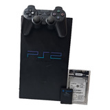 Playstation 2 Fat  Console 1 Controle Memory Card E Hd 250g