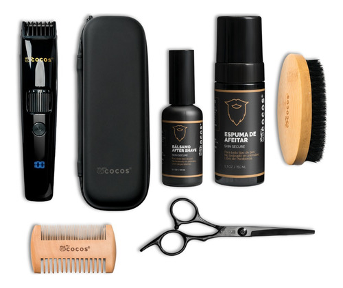 Kit De Barba Gentleman's + Rasuradora Commander My Cocos® 