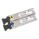 Modulo Mikrotik Par Sfp 1,25g Sm 20km Single Lc