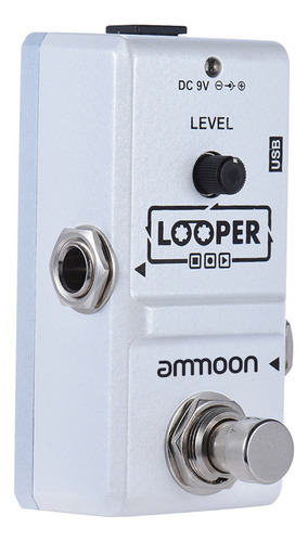 Cabo Effect Pedal Loop 10 Com Gravação Usb Bypass Ammoon