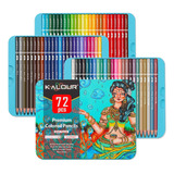 Juego De Lápices De Colores De Calidad Prémium, 72 Piezas Color Del Trazo 72 Count (pack Of 1)