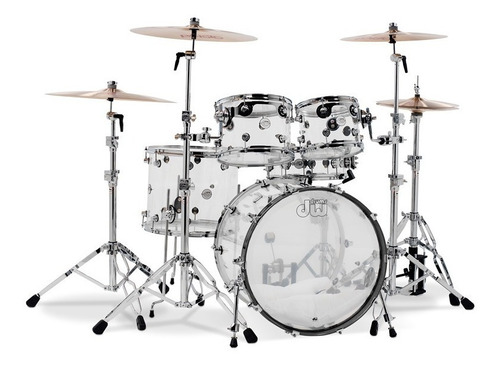 Bateria Dw Design Series Acrylic 5 Piezas Shell Pack 