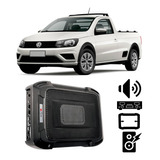 Caixa Slim Vw Saveiro G7 2017 A 2019 350w Rms Amplificada