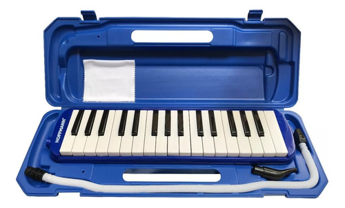 Pianica Melódica Hoffmann Ytm-32a Bl Azul Con Estuche Nueva