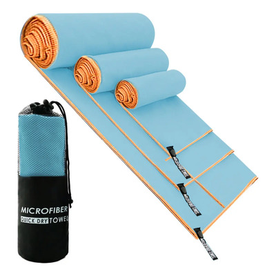 Kidomy 3 Piezas Toalla Microfibra Secado Rápido Deportiva Gimnasio Playa Deporte | MercadoLibre