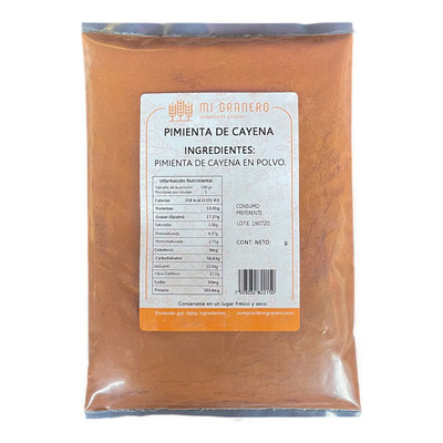 Pimienta Cayena Cayenne En Polvo Premium 250 Gramos | MercadoLibre