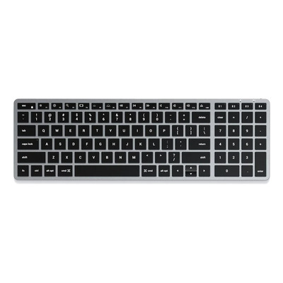 Teclado Satechi Bluetooth Slim X2 Retroiluminado Inglês Us Usb C Wireless Sem Fio