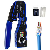 Herramienta Rj45 Crimpadora Ethernet Pass Through Cat6