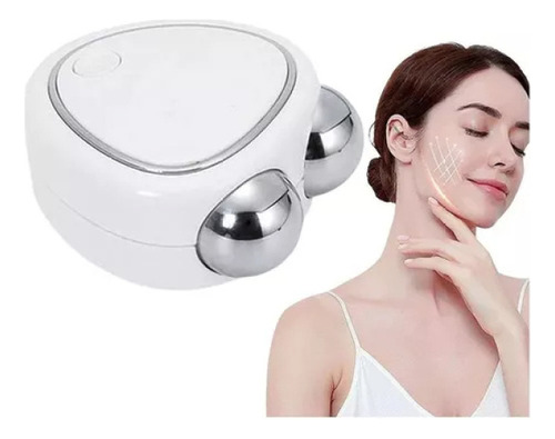 Máquina De Estiramiento Facial C/microcorriente Usb, Blanco