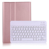 Funda Con Teclado Para Galaxy Tab S6 Lite (color Rosa)