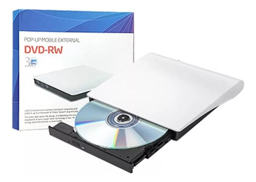 Garbadora Externa  Lectora Dvd Cd Usb 3.0