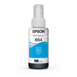 Botella De Tinta Original Epson T 664 Cyan L200 L210 L220