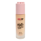 Base De Maquillaje Líquida Pink Up Rostro Matte Cover 12h Tono 200 Light - 30ml 30g