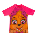 Remera Manga Corta Paw Patrol Skye Proteccion Solar Uv50