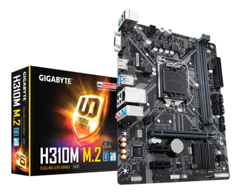 Placa Mãe Gigabyte Para Intel 1151 H310m M.2 2xddr4 Matx