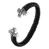 Elegante Pulsera Para Hombre ' Emblema De Cruz Ornamental En