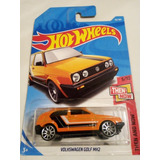 Hot Wheels | 2017 | Volkswagen Golf Mk2 Anaranjado 