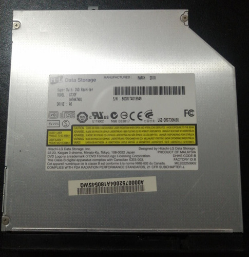 Unidad Combo Dvd - 12mm Para Toshiba L645