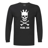 Polera Manga Larga Algodón Pearl Jam